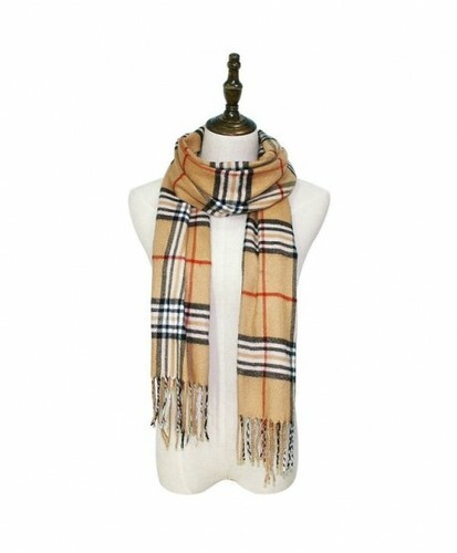 Winter Check Plaid Tartan Warm Wool Scotland Made 100% Cashmere Scarf Scarves - Picture 3 of 29