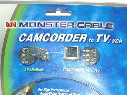 Videocámara Monster Cable a TV/VCR o receptor AV 16-3880 - Imagen 2 de 5