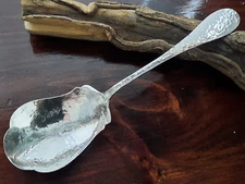 Sterling Silver John O. Bellis Arts & Crafts Hammered Serving Spoon, No Monogram