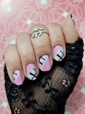 Color Nail Polish Strips,16ct. EXCLUSIVE Princess Plaid Read Description ⬇️