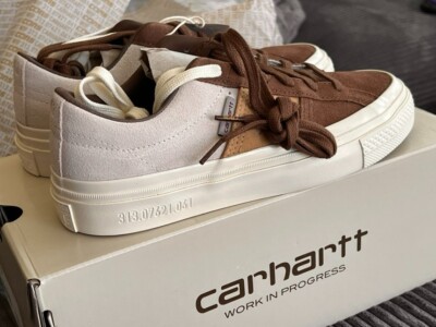 Size 8W - Converse Carhartt WIP x One Star Academy Pro Low Starfish Dark Earth