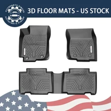 All Weather 3D Floor Mats for 2013- 2018 Toyota RAV4 Anti-Slip TPE Rubber Liner