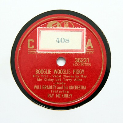 WILL BRADLEY ORCHESTRA ''Love Me A Little Little'' 1941 (EE+) COLUMBIA 36231 [78]