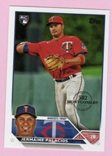 2023 Topps 582 Montgomery Club #56 Jermaine Palacios RC Minnesota Twins