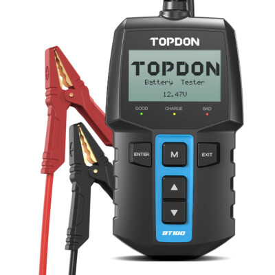 2026 TOPDON BT100 Car Battery Tester 12V Load Tester Charging System Analyzer