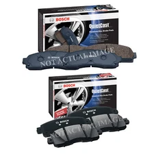 Bosch QuietCast Front & Rear Ceramic Disc Brake Pads Kit For Buick Chevrolet GMC