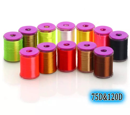 75D/120D Waxed Nylon Fly Tying Thread Nymph Dry Fly Tying Material Fishing Tools - Picture 12 of 37