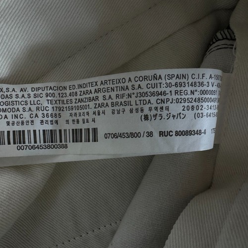 Nuevo Pantalón Harén Entrepierna Caída Zara Para Hombre Talla 30 - Imagen 8 de 11