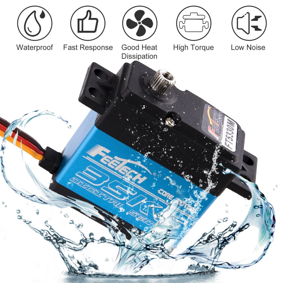 25kg / 35Kg Hohe Drehmoment Motor Servo Wasserdichte Digital bis 360° Servo RC - Bild 4 von 4