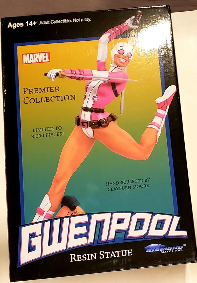 Estatua de Gwenpool Premier Marvel Deadpool #286 de 3000 Diamond Select limitada Foto 2 de 4
