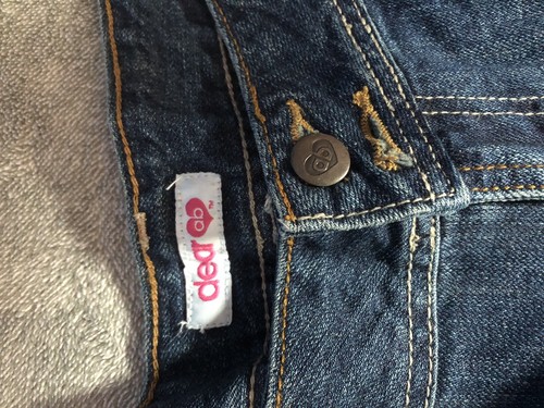 Jeans Dear By Amanda Bynes Embellecidos Tiro Bajo Bootleg Bootcut Azul Talla 16 y1 - Imagen 2 de 8