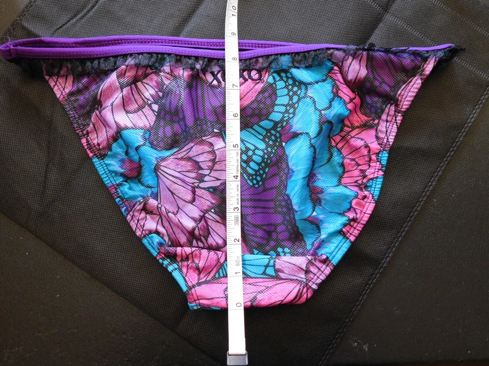 Parte inferior de bikini floral para mujer OXOX talla grande Foto 4 de 4