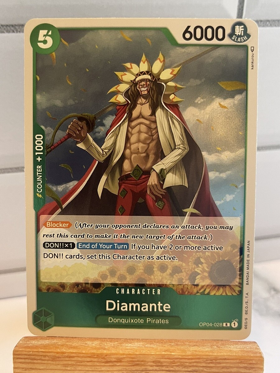 Diamante - OP04-028 - NM - Rare - English OP04 - One Piece TCG | eBay