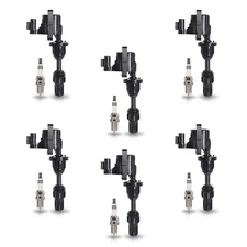6pcs Ignition Coil & 6pcs Spark Plug for 1990-1996 Nissan 300ZX V6 3.0L UF132