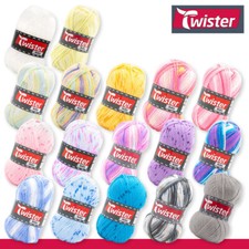 Twister 50 g Baby  Stricken Häkeln Basteln DIY Wolle Babygarn 17 Farben