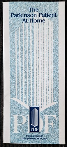 "The Parkinson Patient At Home" Booklet, from Parkinson's Disease Foundation - Picture 1 of 4