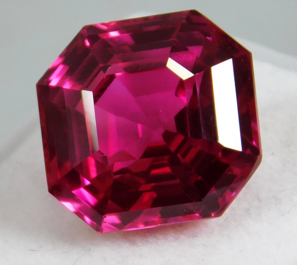 Certified BURMESE Ruby 21.30 Ct Natural Untreated FLAWLESS Radiant Cut Gemstone - Image 4 of 4