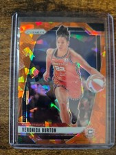 2024 Panini Prizm WNBA Veronica Burton Orange Ice Prizm #35 Connecticut Sun