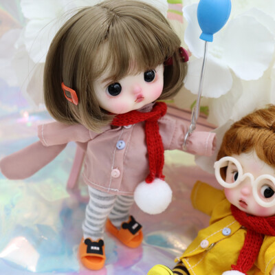 Full Set 1/8 BJD Dolls Girl Resin Eyes Face Makeup Wig Handmade Gift Reales Bild