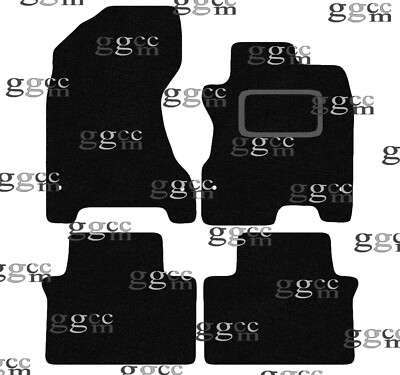 FITS RENAULT KOLEOS 2008 TO 2016 TAILORED BLACK CARPET CAR FLOOR MATS. (4 CLIPS)