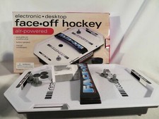 Air Hockey Game Fun Electronic Desktop Face Off Electronic Table Top