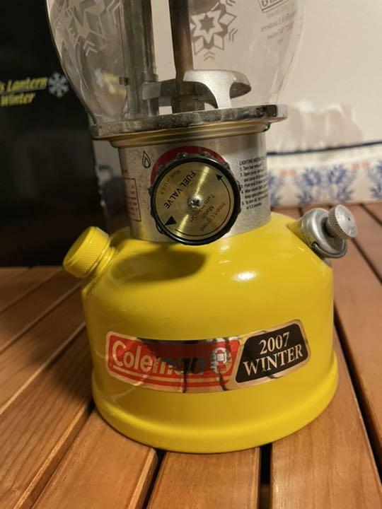 Coleman Seasons Lantern 2007 Limited Edition Winter Yellow