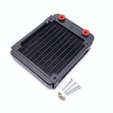 120 10 Tubes Thread Aluminum Computer CPU Water Cooling Cooler Radiator Heatsink