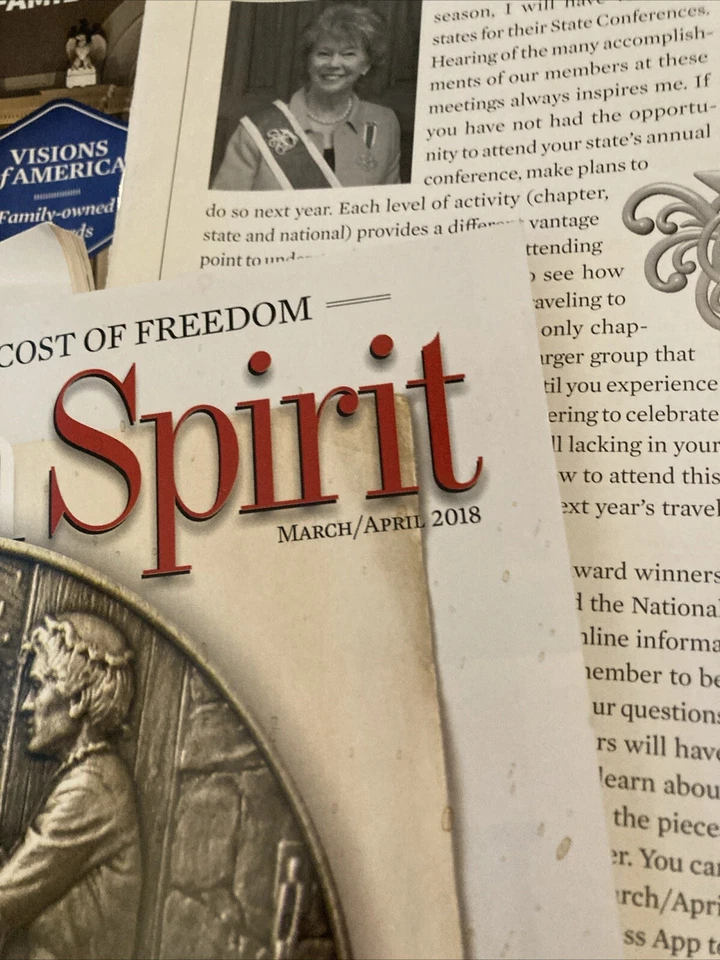 2018 American Spirit Daughters of the American Revolution Magazine Newsletters - Image 3 of 4
