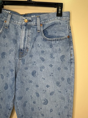 J Crew Women's Size 29 Paisley Print Slouchy Boyfriend Jean Style # BA649 D4 - Picture 2 of 9