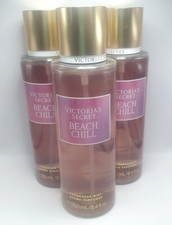 VICTORIA'S SECRET BEACH CHILL BODY MIST 8.4 FL OZ SET OF 3 
