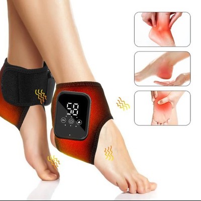 2x Vibration Massagegerät Fußmassage Fuß Bein Knöchel Relax Heiz Fußmassagegerät