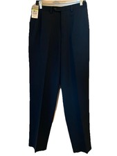 CLAIBORNE MENS BLACK DRESS PANTS SIZE 32 X 32 NEW