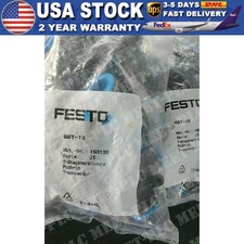10 PCS New QST-12 Festo 153132 Fast Shipping Push-In T-Connector