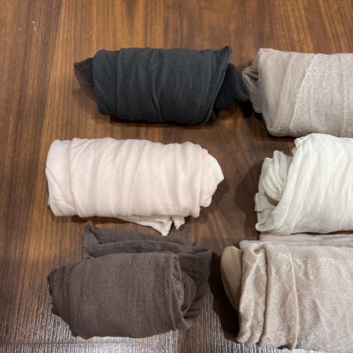 Lot of 10 Preowned Women's Medium Sheer Pantyhose Assorted Colors & Brands Lot 1 - Picture 3 of 4
