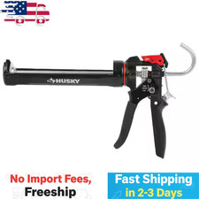 Husky 10 oz. Heavy-Duty High Leverage Drip Free Caulk Gun