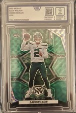 2022 Panini Mosaic Green Mosaic Prizm Zach Wilson #151