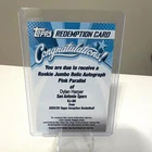 Topps Inception Basketball Dylan Harper RJ-DH Rookie Jumbo Relic Auto Pink RC