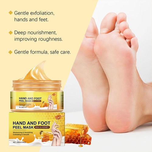 Milk & Honey Moisturizing Exfoliating and Smoothing Hand and Foot Peel Mask A6 - Picture 16 of 16