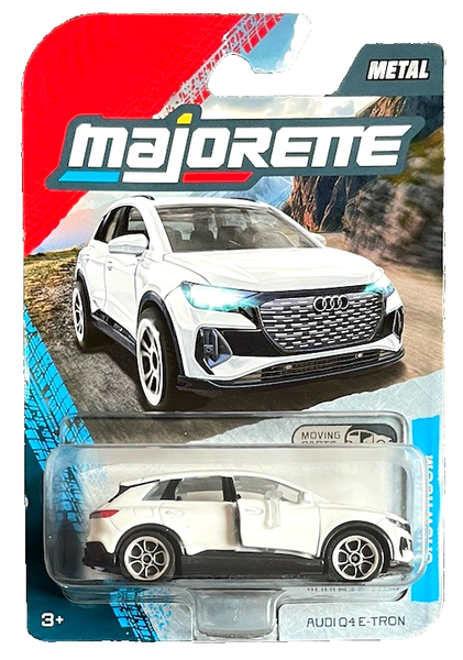 Majorette Audi Q4 E Tron Moving Parts 1:62 Modellauto Kinder Spielzeug Suv Vag-image