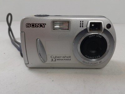 Sony Cyber-shot DSC-P32 3.2MP Digital Camera - Silver for sale