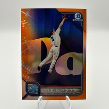 2022 Bowman NPB Nippon Professional Chrome ORANGE Refractor 24/25 Yohei Ohshima