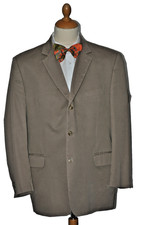Jan Paulsen sport coat shape business size 27 54 short cotton jacket mercerized brown tone