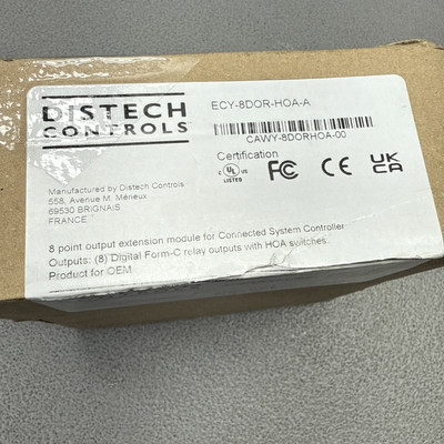 Distech Controls ECY-8DOR-HOA-A Output Extension Module