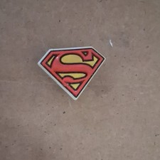 Superman Logo Jibbitz Used but still good