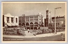 Swansea Wales The Rest Garden Postcard United Kingdom Evening Post