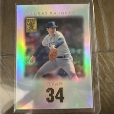 2001 Topps Tribute Nolan Ryan #29 HOF Halo Refractor 