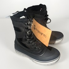 Quicksilver Sub Zero Hi Black Winter Snow Boots Waterproof 3M Insulate Kids 12