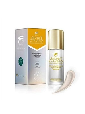 Secret Collagen Multivitamin E, A, C Hydration Night Moisturizer