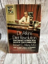 1972 BCE Dr. Atkins' Diet Revolution Recipes & Meal Plans HC with Dust Jacket