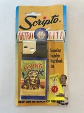 1992 Scripto Retro Lite Electric Lighter Keep Them Flying lighter